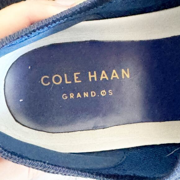 COLE HAAN Original Grand Stitchlite Wingtip Oxfords Navy Blue 8 - Picture 7 of 7